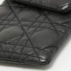 Dior Black Cannage Leather Caro Multifunctional Pouch
