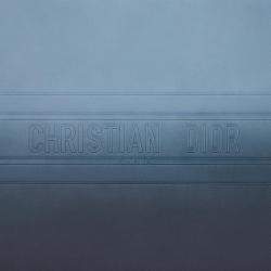 Christian Dior Blue Calfskin Large Dior Book Tote