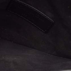 Dior Black Leather Saddle Belt Bag