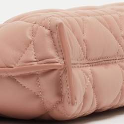 Dior Pink Cannage Leather Large Caro D-Every Pouch