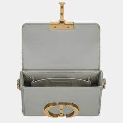 Christian Dior Gray calfskin 30 Montaigne Box Bag