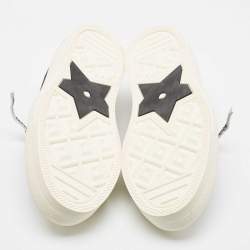 Pre Owned Dior Black Canvas Walk'n'Dior Sneakers Size 37