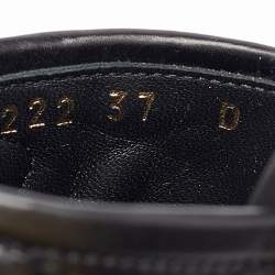 Pre Owned Dior Black Leather Diorevolution Slide Sandals Size 37