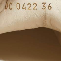 Pre Owned Dior Navy Blue Denim Walk'n'Dior Sneakers Size 36