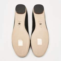 Dior Black Patent Leather C'est Ballet Flats Size 39