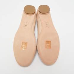 Dior Beige Patent Leather C'est Ballet Flats Size 40