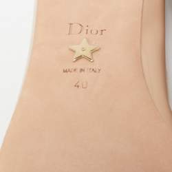 Dior Beige Patent Leather C'est Ballet Flats Size 40