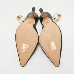 Dior Black Canvas J'Adior Pumps Size 37.5