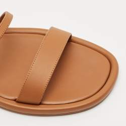Dior Brown Braided Leather Egee Sandals Size 40