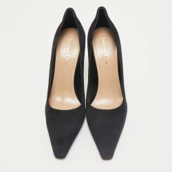 Dior Black Suede D-Fame Pumps Size 39