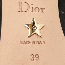Dior Black Suede D-Fame Pumps Size 39