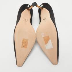 Dior Black Suede D-Fame Pumps Size 39