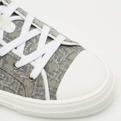 Dior Grey Oblique Canvas B23 Low Top Sneakers Size 45