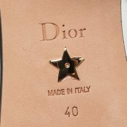Pre Owned Dior Black Patent C'est Dior Slide Sandals Size 40