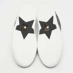 مملوكة مسبقًا Dior Black Leather D-star Lace Up Sneakers Size 39.5