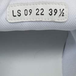 مملوكة مسبقًا Dior Black Leather D-star Lace Up Sneakers Size 39.5