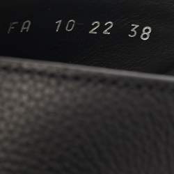 مملوكة مس�بقًا صندل ديور فلات جلد أسود مقاس 38