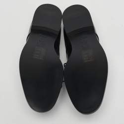 Pre Owned حذاء ديربي جلد أسود ديور مقاس 36