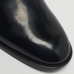 Pre Owned حذاء ديربي جلد أسود ديور مقاس 36