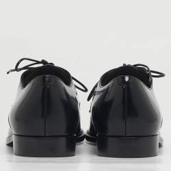 Pre Owned حذاء ديربي جلد أسود ديور مقاس 36