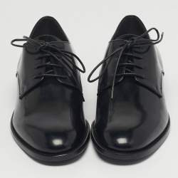 Pre Owned حذاء ديربي جلد أسود ديور مقاس 36