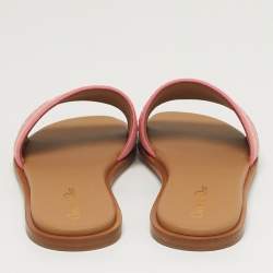 مملوكة مسبقًا صندل ديور دوي قماش مطرز بألوان متعددة مقاس 40.5