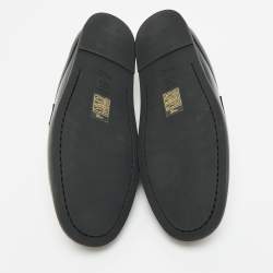 مملوكة مسبقًا Dior Boy Size 39 Black Brushed Leather Flat Mules