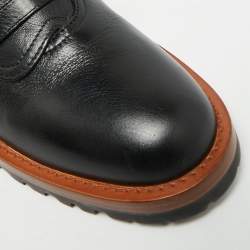 Pre Owned Dior Wildior Size 40 Black Leather Ankle Boots