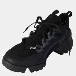 Pre Owned Dior Wmns Black Technical Fabric D-Connect Sneaker Size EU 39