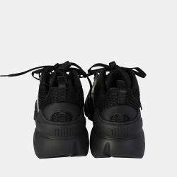 Pre Owned Dior Black Resille Technical Fabric D-Connect Sneakers EU 39