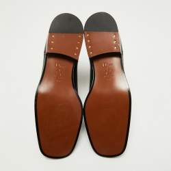 Pre Owned Dior Black Leather Boyish-D Ankle Boots Size 38.5