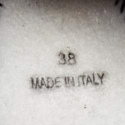 Pre Owned Dior Black Mesh Embellished Fusion Sneakers Size 38