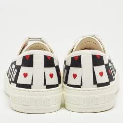 Pre Owned Dior Multicolor Canvas Walk'n'Dior Low Top Sneakers Size 38