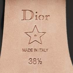 Dior Black Leather D-Doll Pumps Size 38.5