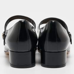 Dior Black Leather D-Doll Pumps Size 38.5