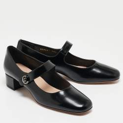 Dior Black Leather D-Doll Pumps Size 38.5