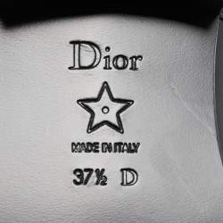 Christian Dior Black Leather Oxfords Size 37.5