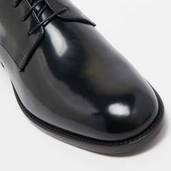 Christian Dior Black Leather Oxfords Size 37.5