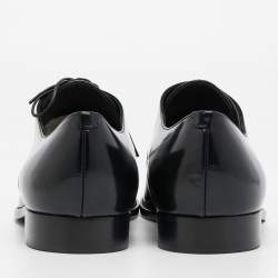Christian Dior Black Leather Oxfords Size 37.5