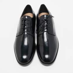 Christian Dior Black Leather Oxfords Size 37.5