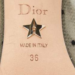 Dior Black Polka Dot Mesh D-Moi Pumps Size 36