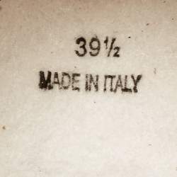 Pre Owned Dior Cream Mesh Fusion Bee Embraided Low Top Sneakers Size 39.5