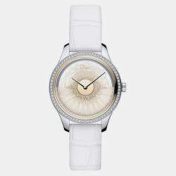 Dior White 18k Rose Gold Grand Bal Plume Cd153B2Ka001 Automatic Women's Wristwatch 36 mm