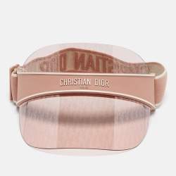 Pre Owned Christian Dior Pink Fiber DiorClub V1U Visor