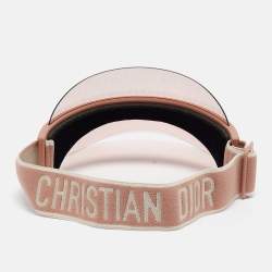 Pre Owned Christian Dior Pink Fiber DiorClub V1U Visor