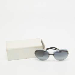 Pre Owned Dior Blue Gradient Titanium Dior Superb Limited Edition Aviator Sunglasses