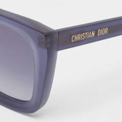 Pre Owned Dior Blue Gradient Dior Midnight S1L Square Sunglasses