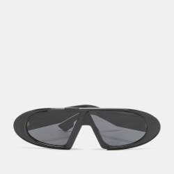 Dior Black Oblique Frame Sunglasses