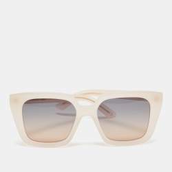 Dior Light Peach Gradient DiorMidnight S1L Rectangle Sunglasses