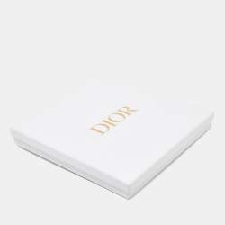 Pre Owned Dior Black Logo Detail Linen Beret Hat